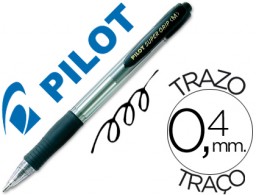 Bolígrafo Pilot Super Grip tinta negra